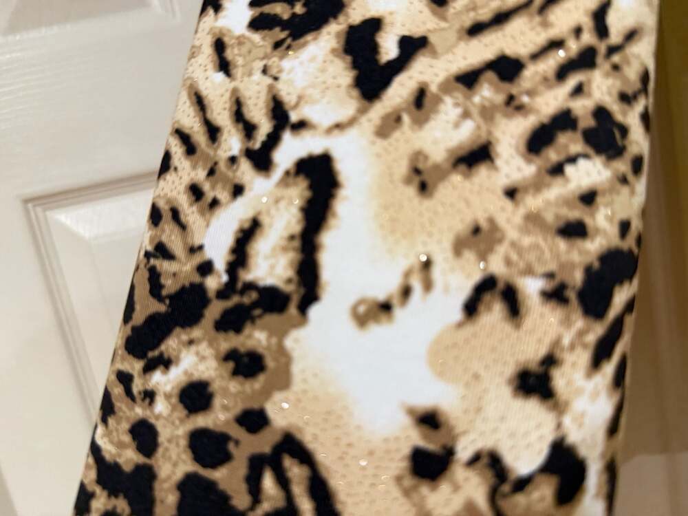 Tail Women's Leopard Print Long Sleeve Half Zip Pullover Shirt - Picture 5 of 6